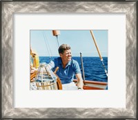 Framed President Kennedy Vacations at Hammersmith Farm