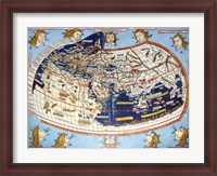 Framed Ptolemaic Map