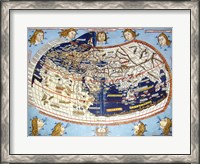 Framed Ptolemaic Map