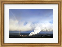 Framed Rainbow and Sulfur Dioxide Emissions from the Halema`uma`u Vent