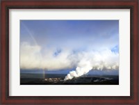 Framed Rainbow and Sulfur Dioxide Emissions from the Halema`uma`u Vent