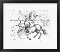 Framed Sagittarius Hevelius