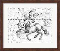 Framed Sagittarius Hevelius