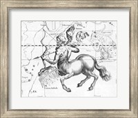 Framed Sagittarius Hevelius