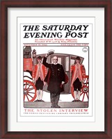 Framed Saturday evening post 1903