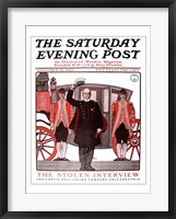 Framed Saturday evening post 1903