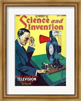 Framed Science and Invention Nov 1928 Cover