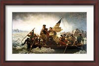 Framed Washington Crossing the Delaware by Emanuel Leutze