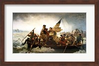 Framed Washington Crossing the Delaware by Emanuel Leutze