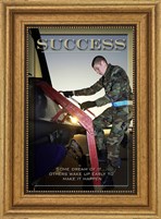 Framed Success Affirmation Poster, USAF