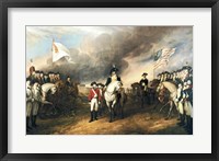 Framed Surrender of Lord Cornwallis