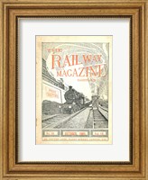 Framed Railway Magazine October 1901 Cover
