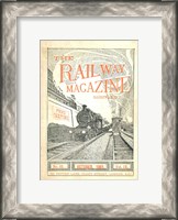 Framed Railway Magazine October 1901 Cover