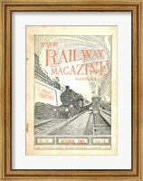 Framed Railway Magazine October 1901 Cover