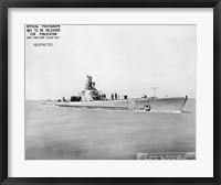 Framed USS Whale Early US  Submarine