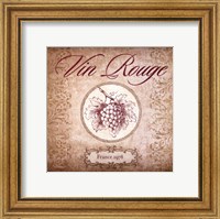 Framed Wine Label I