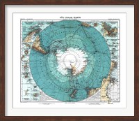 Framed Antarctica 1912