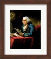 Framed Benjamin Franklin 1767