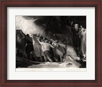 Framed George Romney - William Shakespeare - The Tempest Act I, Scene 1