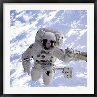 Framed Michael Gernhardt in Space During STS-69 in 1995
