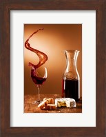 Framed Schwappender Wein