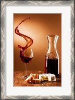 Framed Schwappender Wein