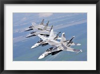 Framed Two F-A-18 Hornets