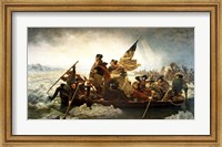 Framed Washington Crossing the Delaware by Emanuel Leutze, MMA-NYC, 1851