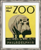Framed Visit the Zoo - Philadelphia