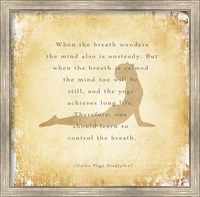 Framed When the Breath Wanders