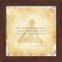 Framed Body is Your Temple