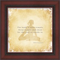 Framed Body is Your Temple
