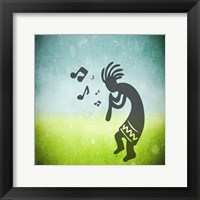 Framed Kokopelli Music I