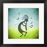 Framed Kokopelli Music III