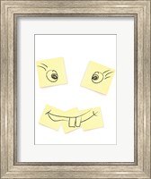 Framed Post- It Smiley Face