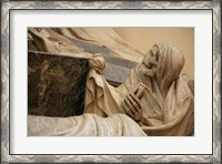 Framed Death with Hourglass, Monument to Marshall Maurice of Saxony, Saint Thomas' Church, Strasbourg