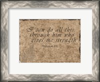 Framed Philippians Quote