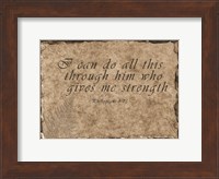 Framed Philippians Quote
