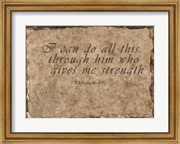 Framed Philippians Quote