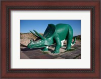 Framed Triceratops Sculpture