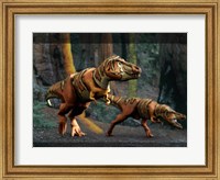 Framed T Rex Pair