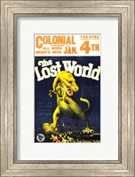 Framed Lost World Film Poster, 1925