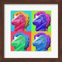 Framed Raptor Marilyn