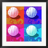 Framed Volleyball Pop
