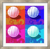 Framed Volleyball Pop
