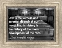 Framed Law is the Witness