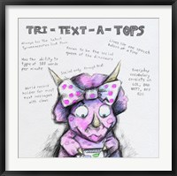 Framed Tri Text ATops