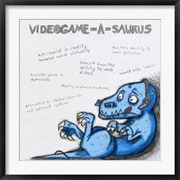 Framed Videogame A Saurus