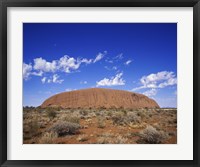 Framed Rock formation, Ayers Rock, Uluru-Kata Tjuta National Park, Australia