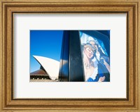 Framed Poster in front of an opera house, Sydney Opera House, Sydney, Australia